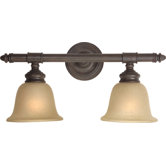 Fresno  Vanity Light in Aged Bronze Finish