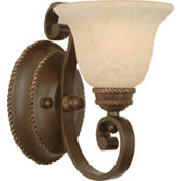 Riata  Wall Sconce in Aged Bronze