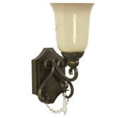 Brasilia One Light Wall Sconce in Peruvian Bronze