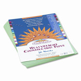 SunWorks Construction Paper, Heavyweight, 9 x 12, Medium Green, 50 Sheets