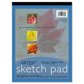 Art1St Sketch Pad, 60-Lbs, 50 Sheets/Pad