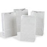 Rainbow Bags 50 White 8x14