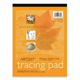 Tracing Pad,F/Sketches and Overlays,9"x12",40 Sheets, White