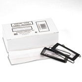 Spring-Lock Metal Label Holder, Top Load, 12/Pack
