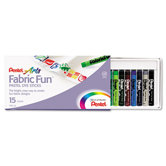 Fabric Pastel Dye Sticks, 15/Set