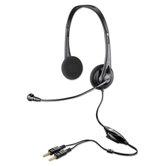 Multimedia Headset, Flexible Headband, Black/Silver