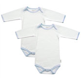 Tadpoles Organic 2-Piece Long-Sleeved Romper Set