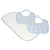 Tadpoles Classics Three Piece Bib & Burp Cloth Gift Set in Blue