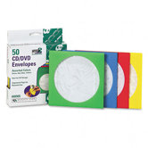 Colored CD / DVD Paper Sleeve, 50/Box