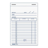Forms Book, Numbered Bottom, 50 Duplicates, 3-3/8"x5"