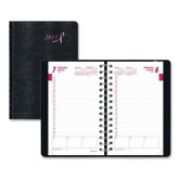 Daily Planner, Twin-wire, English, 8,x5", Pink Ribbon, 2013