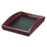 Executive Woodline II Single Letter Desk Tray