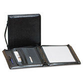 Leather Zippered Portfolio