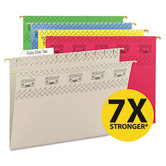 Tuff Hanging Folder w/Easy Slide Tab, Letter, Green, 18/Pack