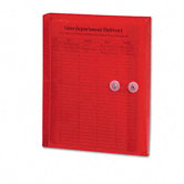 Poly String & Button Booklet Envelope, 5/Pack