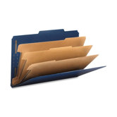 3" Expansion Classification Folder, 2/5 Cut, Legal, 10/Box