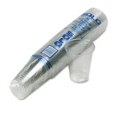 Plastic Party Cold Cups, 16 Ounces, Clear, 50 per Pack