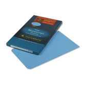 Credentials Collection Manuscript Cover, 30lb Stock, 9 x 15-1/2, Blue, 100/Box