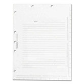 Indexed Divider Sheet, 10-Tab Sheets, 100 Tabs, White