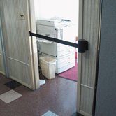 Adjusta-Tape Wall Mount Kit, Metal/Nylon, 15 ft. Long, Black