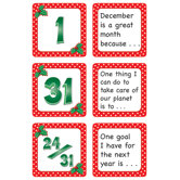 December Polka Dots Calendar Days