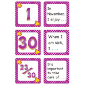 November Polka Dots Calendar Days