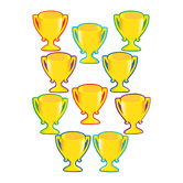 Trophy Cups Accents 30/pk