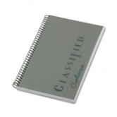 Notebook with Graphite Cover Narrow Rule, 100 Sheets/Pad