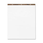 Easel Pad, 50 Sheets, 27"x34", White, Plain/1" Square Ruled, 4 Pads