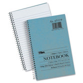 Blue Kraft Notebook, College Rule, 5 x 7-3/4, White, 80 Sheets/Pad