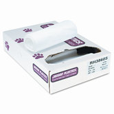 Super Extra-Heavy Bags, 60 gallon, 16 microns, 38 x 60, 8 rolls of 200 bags/ctn