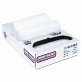 Super Extra-Heavy Bags, 45 gal., 16 microns, 40 x 48, 25 per/roll, 250 per/ctn