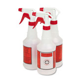 Plastic Sprayer Bottles, 3 Bottles/Pack