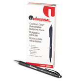 Comfort Grip Ballpoint Retractable Pen, 12/Pack