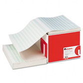 Recycled Green Bar Computer Paper, 14-7/8 x 11, Perforated Margins, 2800 Sheets