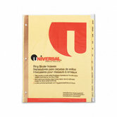 Preprinted Plastic-Coated Tab Dividers, 12/Set