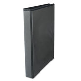 Round Ring Economy Vinyl View Binder, 1in Capacity