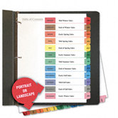 Table Of Contents Dividers