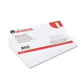 Unruled Index Cards, 5 x 8, White, 100 per Pack