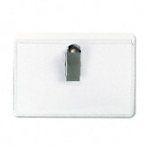 Clear Badge Holders W/Inserts, 50/Box