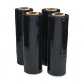 Black Stretch Film, 4 Rolls/Carton