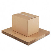 Corrugated Kraft Fixed-Depth Shipping Carton, 10/Bundle