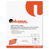 Inkjet Printer Labels, 250/Pack