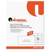 Laser Printer Permanent Labels, 500/Box