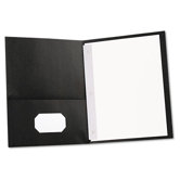 Two-Pocket Portfolios with Tang Fasteners, 11 X 8-1/2, 25/Box