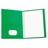 Two-Pocket Portfolios with Tang Fasteners, 11 X 8-1/2, 25/Box
