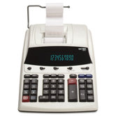 1230-4 Desktop Calculator, 12-Digit Fluorescent, Two-Color Printing