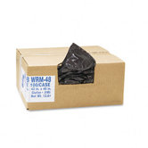 Classic 2-Ply Low-Density Can Liners, 56 Gal, .8 Mil, 43 X 48, 100/Carton