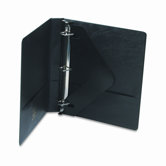 Heavy-Duty No-Gap D-Ring Binder with Label Holder, 1" Capacity