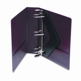 Heavy-Duty No-Gap D-Ring Binder with Label Holder, 2" Capacity